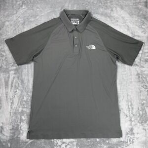 Summer DryCool Performance Polo Shirt Mens XL Gray Quick Dry Stretch